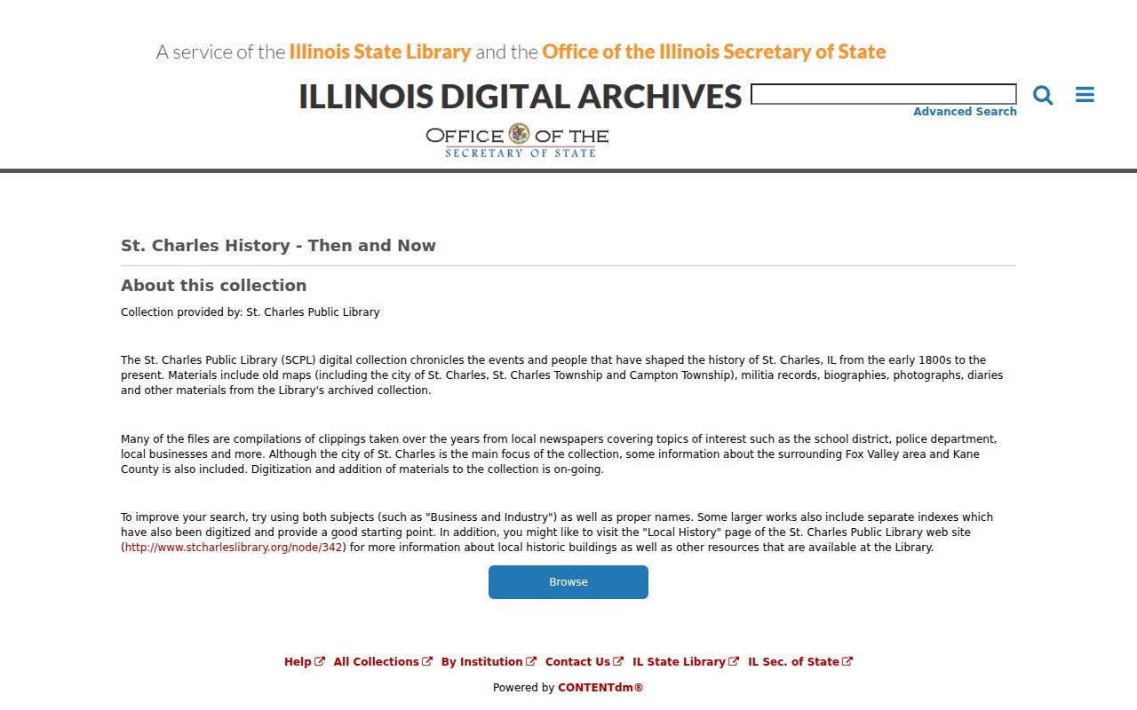 South Elgin neighbors historical images in Illinois Digital Archives