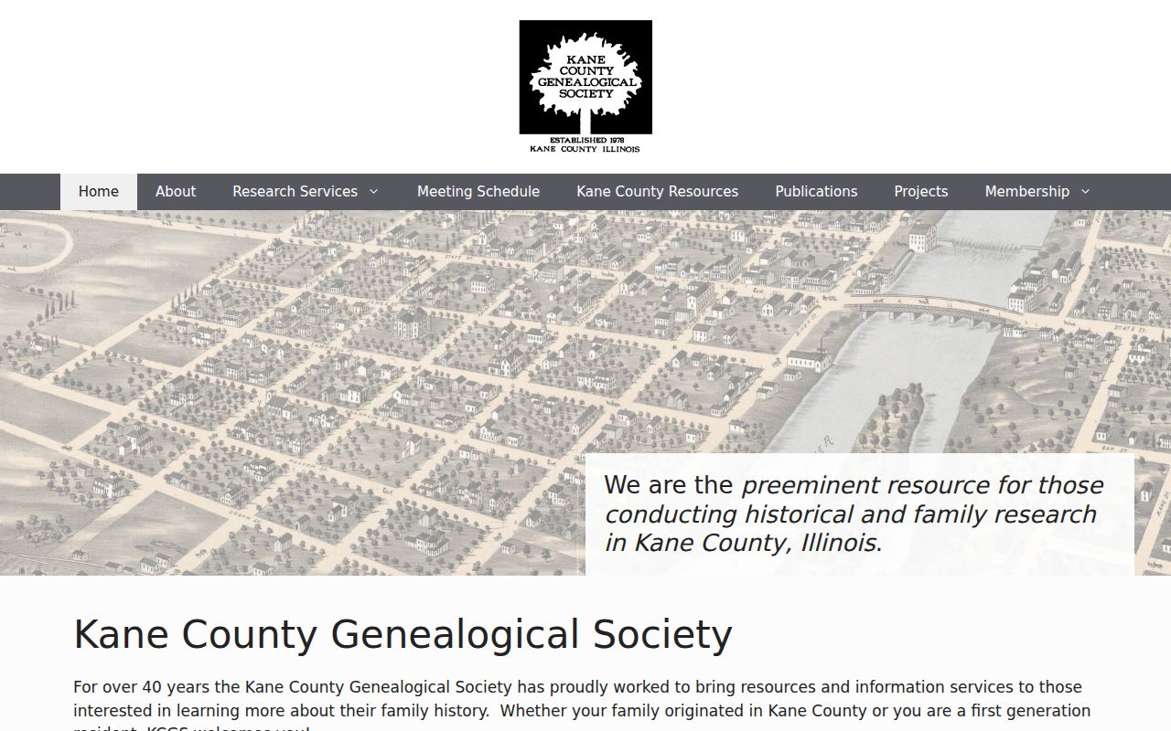 South Elgin previous residents research at Kane County Genealogical Society